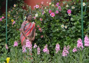 Amrit Garden, President, Draupadi Murmu, Inspection, Garden Festival-2023, Rashtrapati Bhavan, Mughal Garden