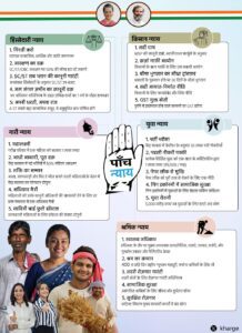 New Delhi, Congress Working Committee, CWC, Manifesto, Five Justice Guarantees, Kharge, Sonia, Rahul, Congress Manifesto, Lok Sabha Elections 2024, India, India Alliance